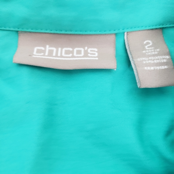 Chico's Lightweight Light Green Jacket - Picture 8 of 9
